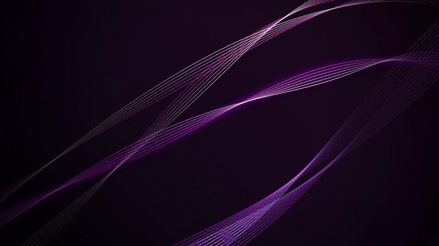 Wavy ribbon structures of thin lines flow in a seamless loop