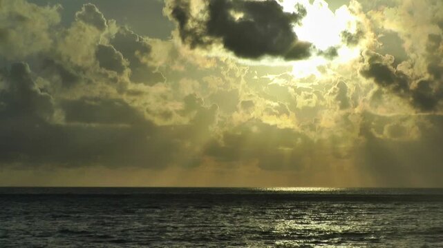 Sunrise over the Caribbean Timelapse
