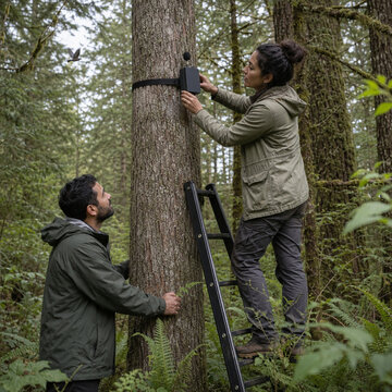 Installing an Acoustic Sensor in a Forest