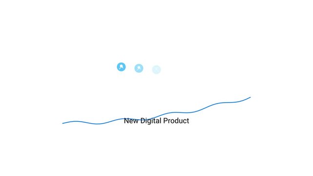 Digital Product Launch and Performance Matrix Vector Animation