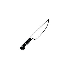 Fototapeta premium Kitchen knife icon. Chef's Knives icon.