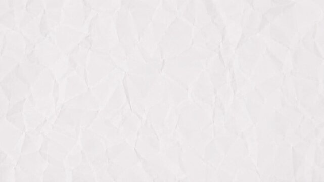 Crumpled white paper, white recycled craft paper texture, pattern rough art creased grunge letter