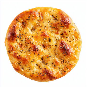 Cheese Pizza Isolated on White Background