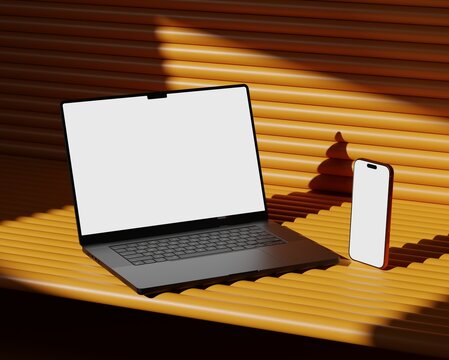 Responsive Web Design and website Mockup, Devices Mock up, Smartphone desktop tablet laptop template Mockup