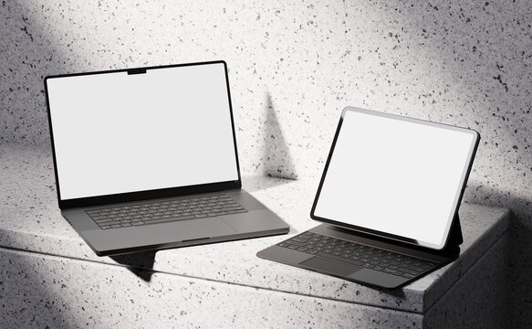 Responsive Web Design and website Mockup, Devices Mock up, Smartphone desktop tablet laptop template Mockup