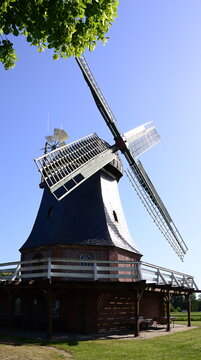 Historical Wind Mill in Selsingen, Lower Saxony