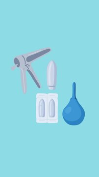Animation of medical instruments for proctology examination