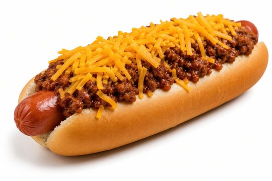 Classic hot dog with crispy bacon and melted cheddar cheese. Grilled sausage in bun topped with golden shredded cheddar and savory bacon bits.