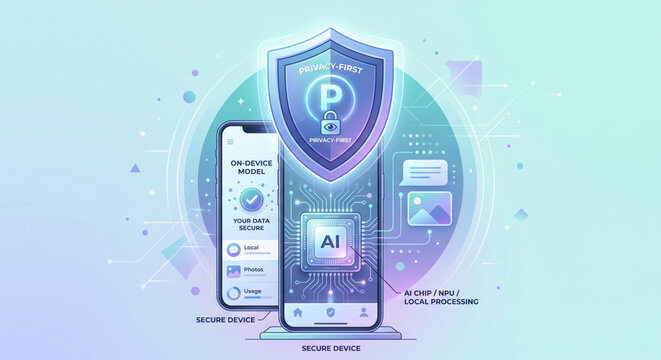 Shielded app: guardrails, content moderation, RLHF alignment with reward model and PPO to reduce hallucination.