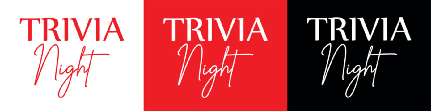trivia time sign