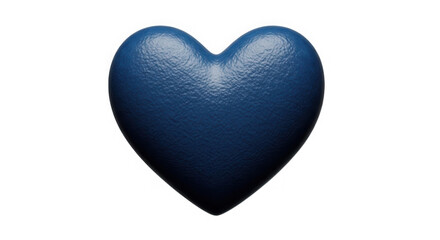 Fototapeta premium blue heart isolated on transparent background