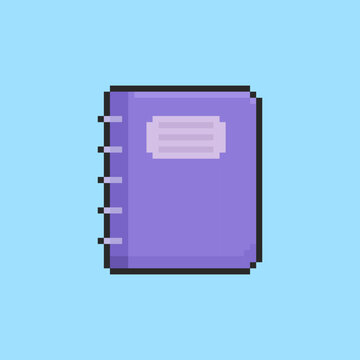 Pixel art book game asset design