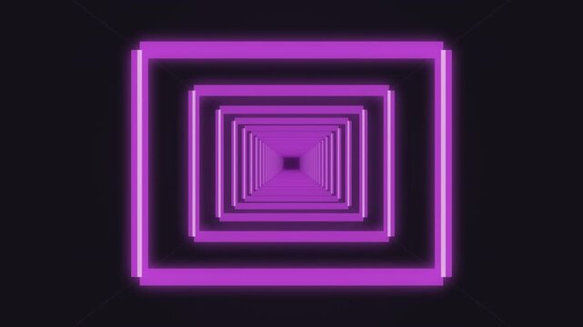 Abstract Neon Cyber Corridor Variant Seamless Loop with sol