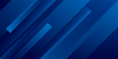 Obraz premium Blue abstract geometric background. Suit for business, institution, conference, party, Vector illustration