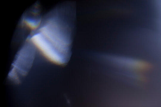 Abstract light leak overlay. Cinematic lens flare effect for creative photo editing.