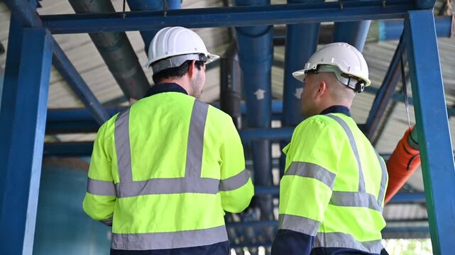 Expert engineers and inspectors are working together to locate leaks in the pipes so that repairs can be made and the water filtration system can function properly.