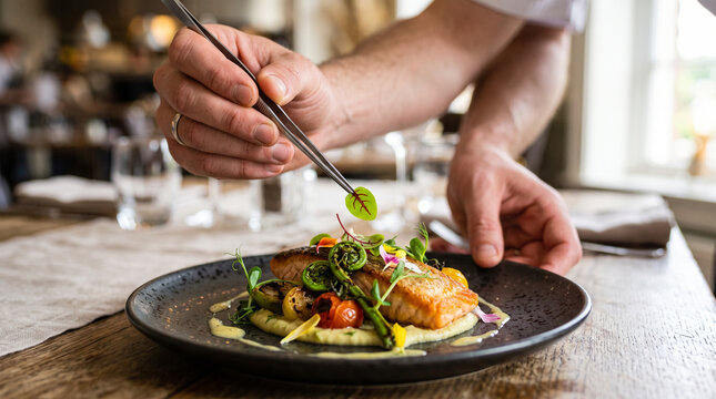 chef preparing food