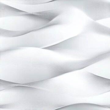 Abstract Seamless Vector Background Featuring Smooth Flowing Gray and Silver Wavy Luxury Texture