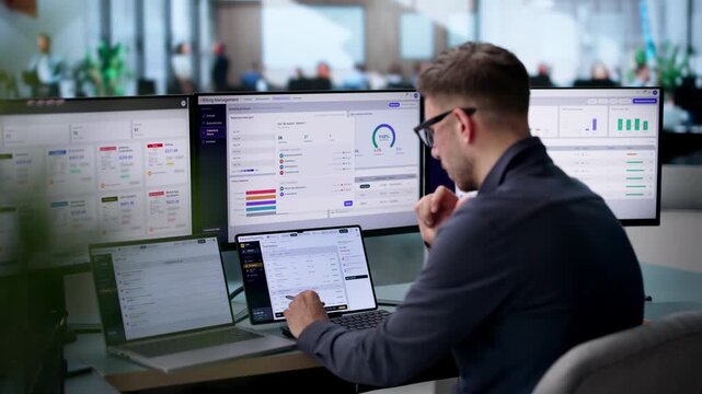 Accountant Reviewing Year-end Financial Reports
