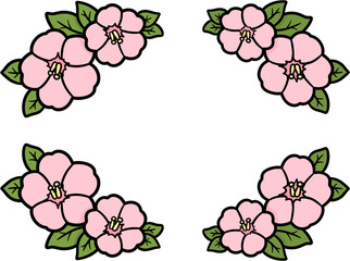 hibiscus syriacus illustration  © YEJI LEE
