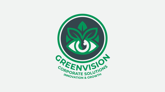 Green Vision Corporate Solutions Logo Innovation and Growth.