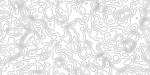Elegant abstract topography contour map background, geographic mapping lines with smooth organic curves, for poster, flyer and background design. © Queality Full