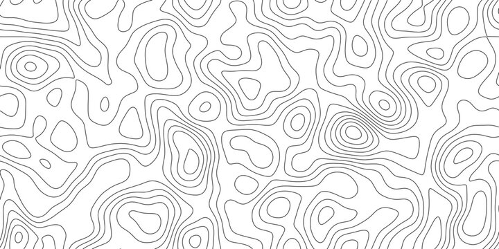 Abstract elegant topography contour map background, flowing isoline pattern with natural spacing, for poster, flyer and background design.