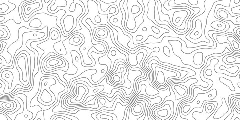 Abstract elegant topography line pattern background, minimal geographic line texture with peaks and valleys, for website, header and print layout. © Queality Full