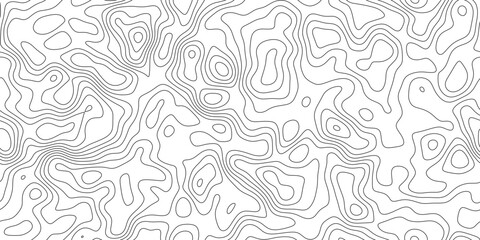 Elegant topography line pattern background, abstract geographic mapping lines with smooth organic curves, for website, header and print layout. © Queality Full