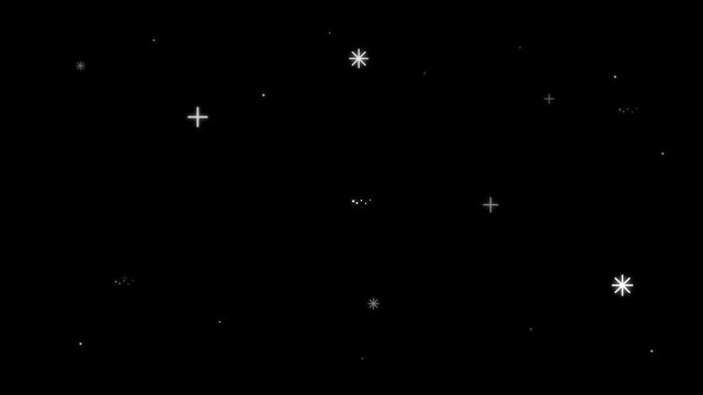 Plus sign symbol glows brightly against a dark black background to represent addition or positive mathematical concepts.