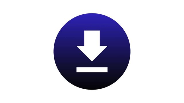 A vibrant digital download button icon with a downward arrow, set within a gradient blue circle, symbolizing the action of saving or accessing online information and files