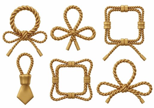 Golden Knots: A Symphony of Rope and Form