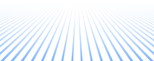 Light Blue Lines in Diminishing Perspective with Movement Effect for Abstract Simple Horizontal Textured Striped Background or Web Banner. © troyka