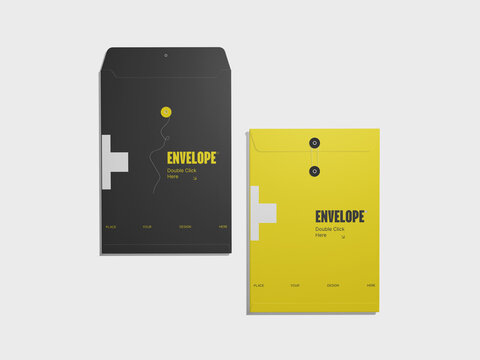 Professional C4 Envelope Mockup