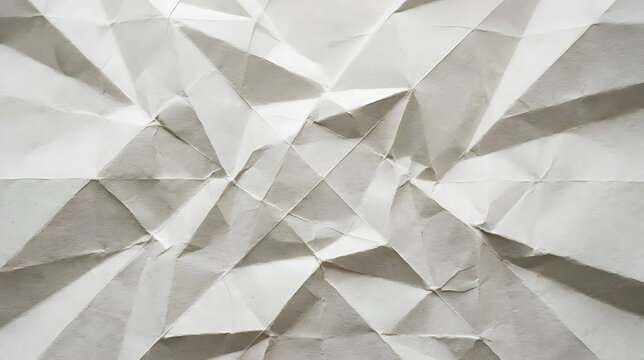 Crumpled Origami Paper Geometric Texture