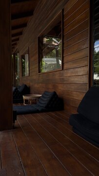 interior of a bedroom thai style