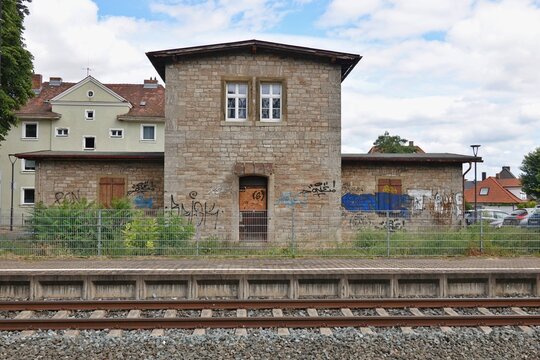 Kitzingen - Altes Bahnhofsgeb&auml;ude