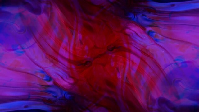 Colorful cosmic acid psychedelic abstract background ink splat swirl wave morphing Intro overlay vj template mist flow tv presentation advertisement