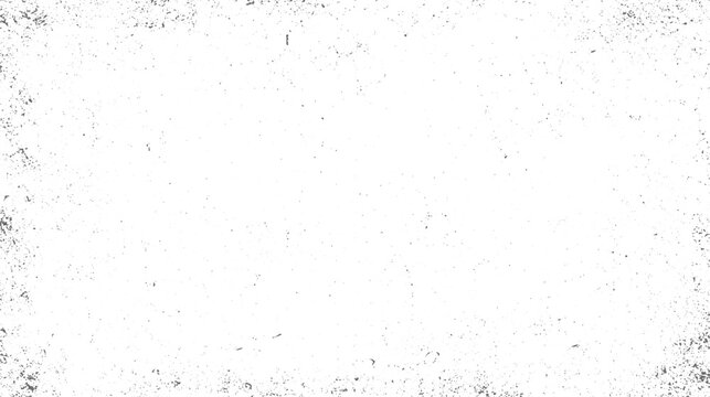 Vintage White Grunge Background with Black Scratches, Distressed Monochrome Texture, Rough Worn Surface, Dirty Weathered Pattern, Abstract Grunge Overlay, Vector Illustration.