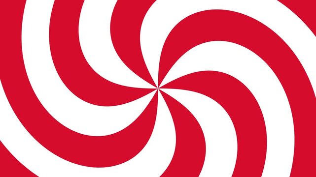 Red and white swirling spiral motion background animation swirl vortex abstract