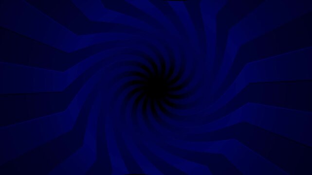Dark blue swirling vortex tunnels draw viewers into deep space pathways. High speed internet data journey videos are emulated perfectly by this overlay vortex layout. Vortex channels rotate.