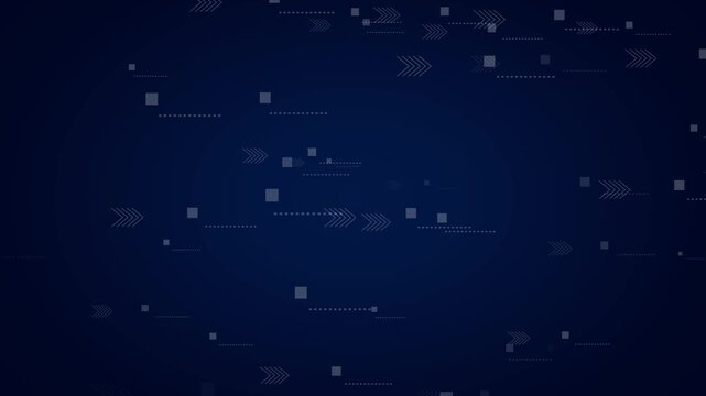 Abstract dark blue background grids track moving digital arrows cleanly. High speed server upload graphics look completely authentic across this background workspace interface. Data grids flow.