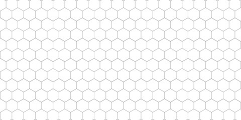 Fishing or soccer net. Repeated hexagon pattern. Black wired mesh texture isolated on white background. Metallic or fabric fence, cage or lattice structure. Vector graphic Illustration. © suprikacenhk