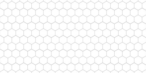 Fishing or soccer net. Repeated hexagon pattern. Black wired mesh texture isolated on white background. Metallic or fabric fence, cage or lattice structure. Vector graphic Illustration. © suprikacenhk