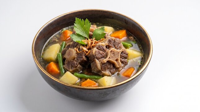Sop Buntut Oxtail - High quality food photography of Indonesian rich and savory oxtail
soup Sop Buntut