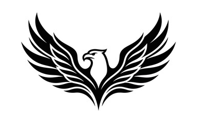 Fototapeta premium Minimalist Eagle Head Logo Element