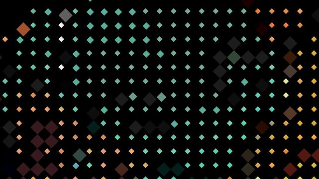 Dynamic Dots Loop Background Animation with Elegant Seamless Motion in High Quality 4K
