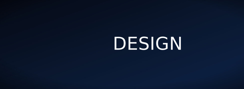 Minimalist dark blue background with white design text, elegant navy gradient texture for corporate presentations, professional abstract backdrop