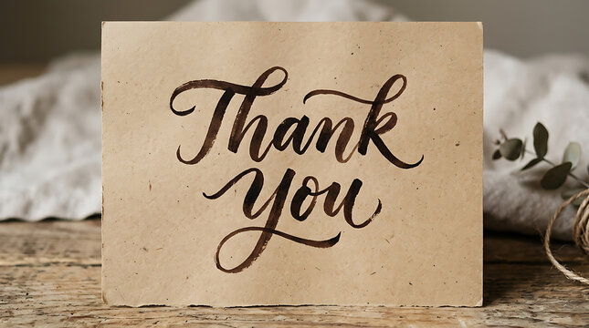 Business Thank You Card for Customer Appreciation & Corporate Gratitude Message