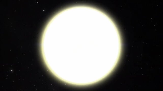 A big dying star collapsing and triggering a massive supernova explosion in outer space.